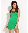 Women's Plus Size Nice Round Collar Cotton and Spandex Dress