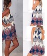 Women's Sexy Beach Casual Party Print Mini Dress