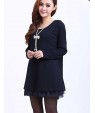 Women's Plus Size Knitted A-line Dress