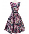 Women's Vintage 1950's Prom Retro Rockabilly Hepburn Pinup Cos Party Swing Dress